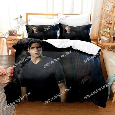 Teen Wolf 3D Tv Series Bedding Set For Bedroom Soft Modern Bedspreads Comefortable Kids Duvet Cover Quilt Cover And Pillowcase