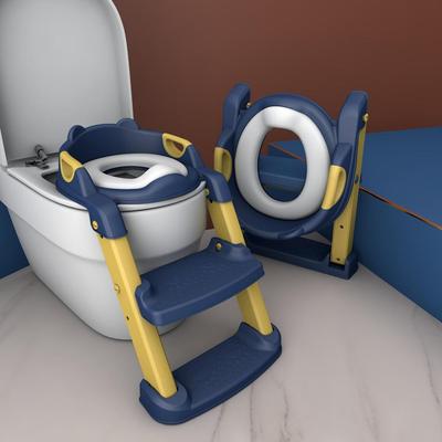 Échelle de toilette pliable pour enfants avec anneau - Convient aux garçons et aux filles