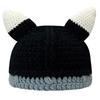 Adult's Cartoon for Monster Shape Knitted Hats All-match Hat Warmer Knitted Cosplay Cap Winter Holiday Gifts for Unisex