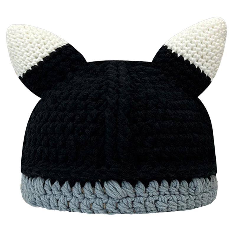 Вязаная шапка в тонкую полоску Теплая зимняя мягкая вязаная шапка Подарок на день рождения для унисекс