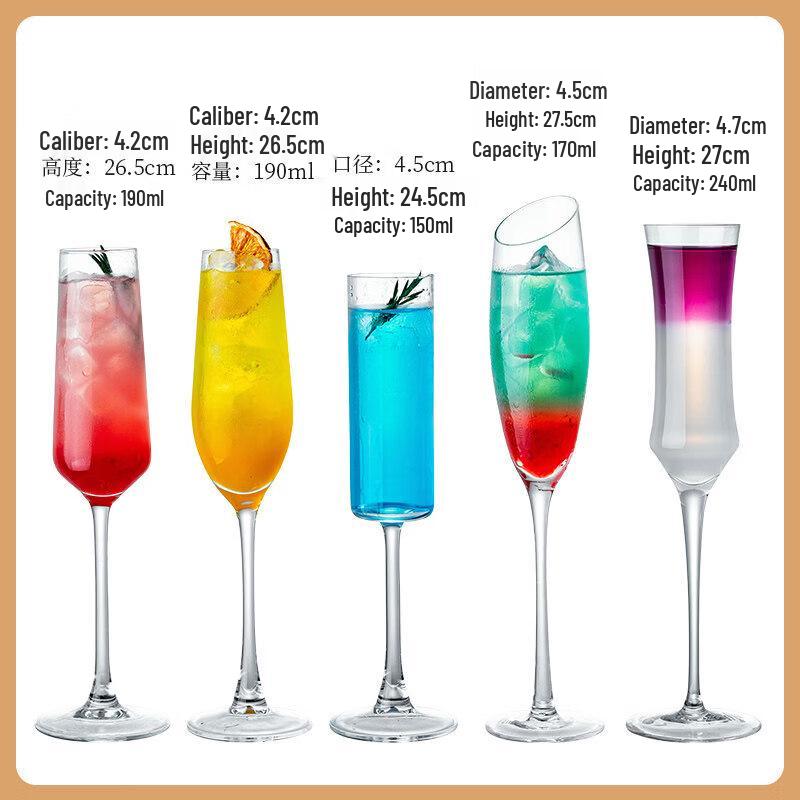 Crystal Star Champagne Flute Set