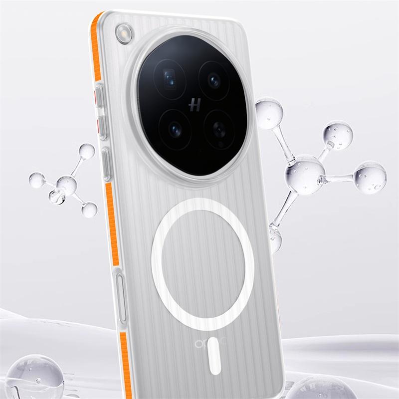 Für Oppo Find X9 Ultra Hülle Harte PC Matte Transparente Magnetische Anti-Fall Anti-Rutsch Anti-Fingerabdruck Schutz Rückabdeckung Schale