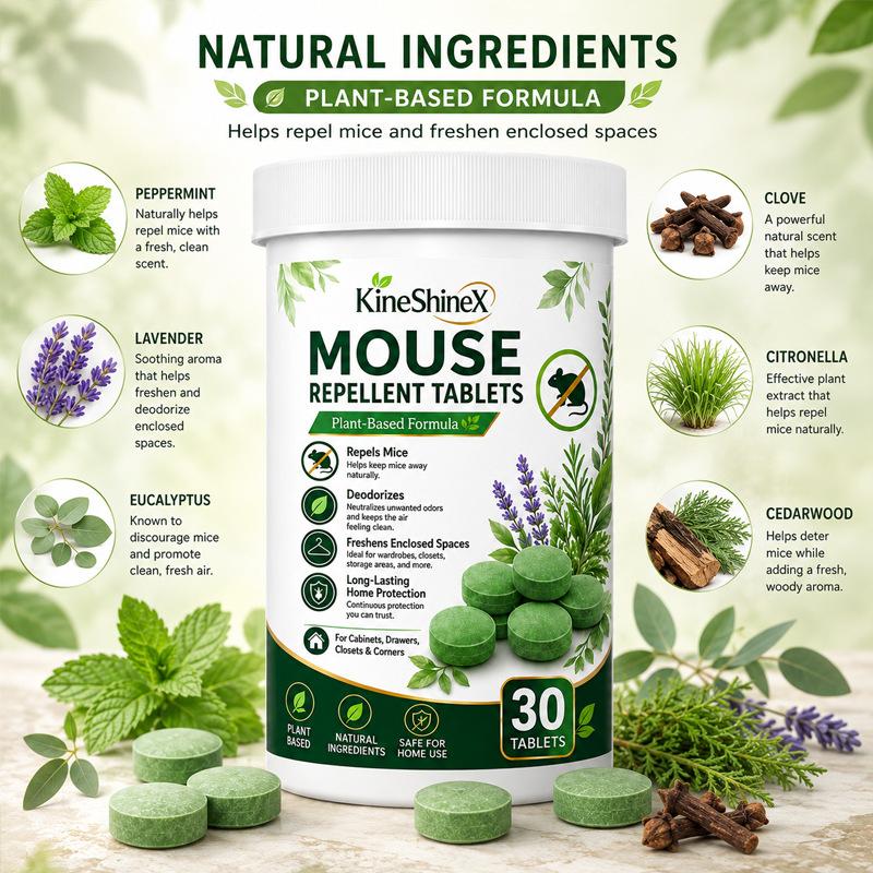 Long-Lasting Pellets, Effective for Home and Garden, Indoor Outdoor Use, Odorless, Keep Mice and Rats Away