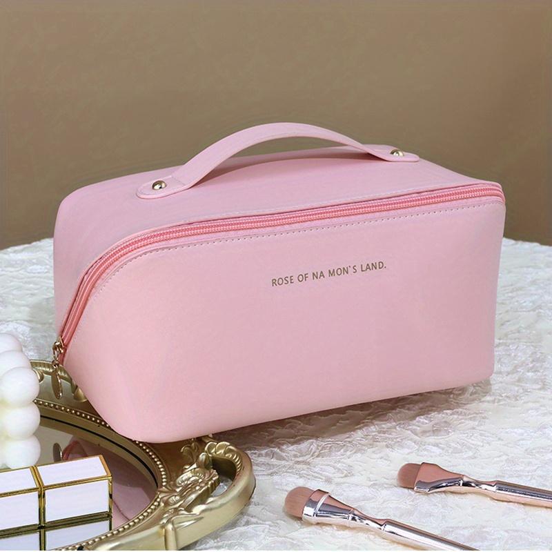 Borsa Cosmetica da Viaggio Grande Capacità Multifunzionale Impermeabile Portatile Organizzatore Trucco con Manico Ideale per Viaggio