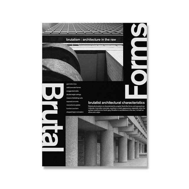 Poster Mostra Architettura Bauhaus Dessau Brutalismo Arte da Parete Immagine Pittura su Tela Poster e Stampe per Stanza Decorazione Casa
