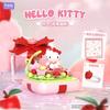 New Sanrio Official Diy Ring Blind Box Building Blocks Melody  Kuromi Cartoon Interlocking Building Blocks Gift