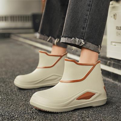 Botas de Lluvia para Hombre y Mujer con Suelas de Goma Antideslizantes para Marea Baja Impermeables Antideslizantes Ligeras Cubrezapatos Botas de Agua