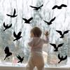 9 Stück Antikollisions-Fenster-Vogelaufkleber Schwarze Silhouetten Glastür zum Schutz Vögel retten Glastür zum Schutz