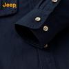 JEEP Men's Pure Cotton Long Sleeve Casual Shirt