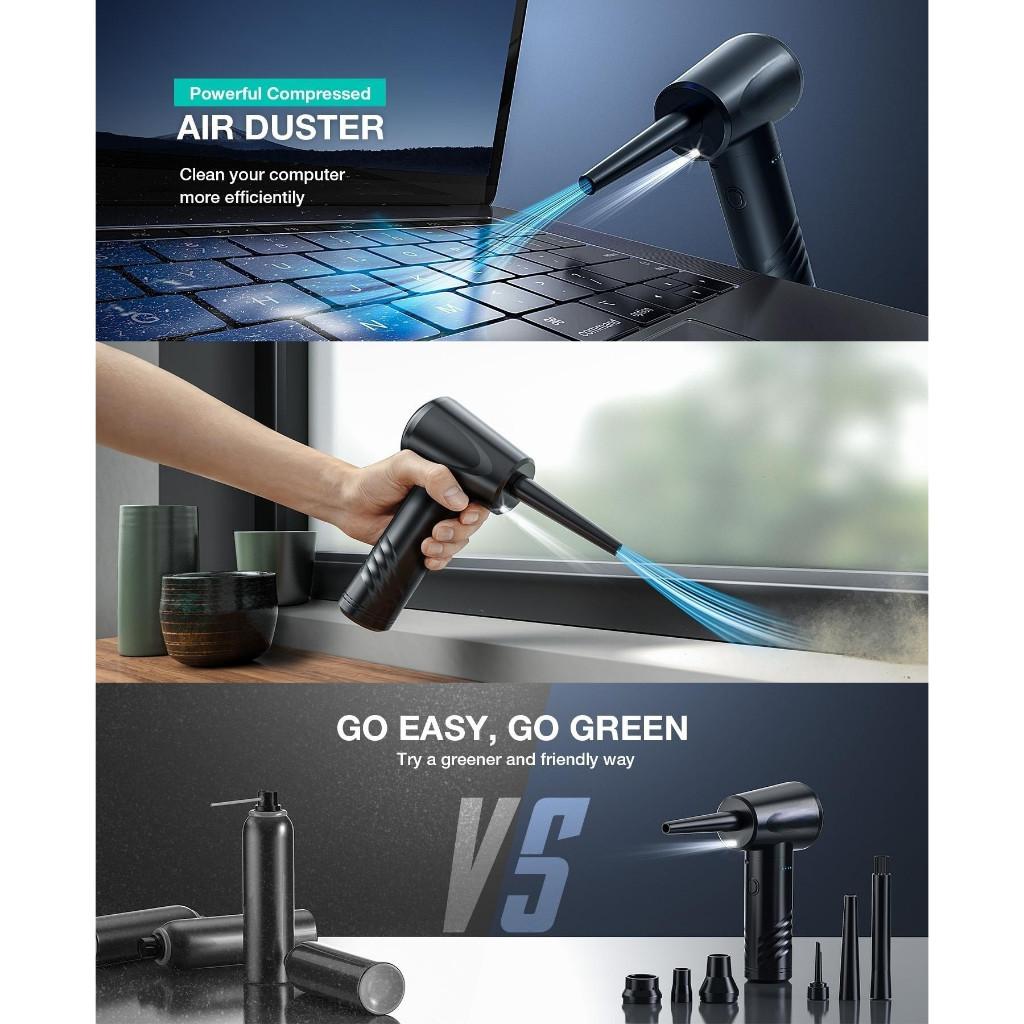 

100000RPM 3-Gear Adjustable PC/Keyboard Cleaner Portable Multi-functional Electric Air Blower Compressed Air Duster