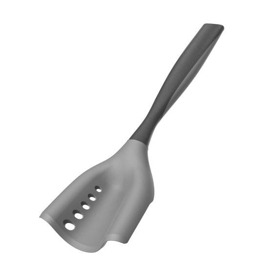 Silikonowa Szpatułka do Mielenia Mięsa Rozdrabniacz 2 w 1 Szpatułka do Szatkowania do Filtrowania Oleju Nieprzywierająca Maszynka do Mięsa z Rączką Soft-Grip Odporna na Ciepło Kuchnia