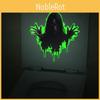 Light Halloween Green Ghost Pvc Wall Sticker Modern Minimalist Home Decoration