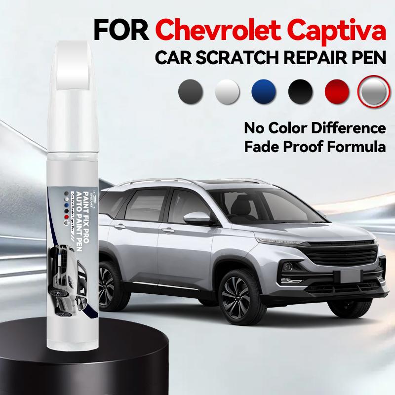 

For Chevrolet Captiva 1990-2026 Paint Repair Pen Touch Up Scratch Remover DIY Auto Accessories Black White Silver Gray Blue Red срібний