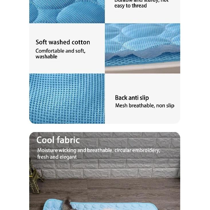 Cat Ice Mats Summer Cat Dog Sofa Nest Bed Cooling Sleeping Pad for Small Dogs Pets Durable Sofa Cooling Pad Blanket