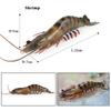 Oenux Ocean Animals Simulation Tiger Prawn Crayfish Shrimp Sea Life Model Figurines Action Figures Collection Toys For Kids Gift