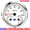 ZMFJH Multifunctional 110mm Gauge Red LED 3000-8000RPM Tachometer+Oil Pressure Gauge+Water Temperature Meter 40-120℃ Car Boat