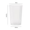 Durable DIY Planter Pot Transparent Large Capacity Round Starting Pot Anti-Deformation Plastic Orchid Nursery Container Home