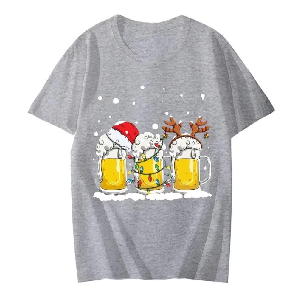 FunnyDesign T-Shirts Men All-math Breathable Short Sleeve  Is This Jolly Enough Christmas Fashion Street Female Tops