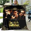 The Godfather Retro Printed Blankets Fashion Warm Flange Blanket Soft And Comfortable Blanket Bed Linings Birthday Gift