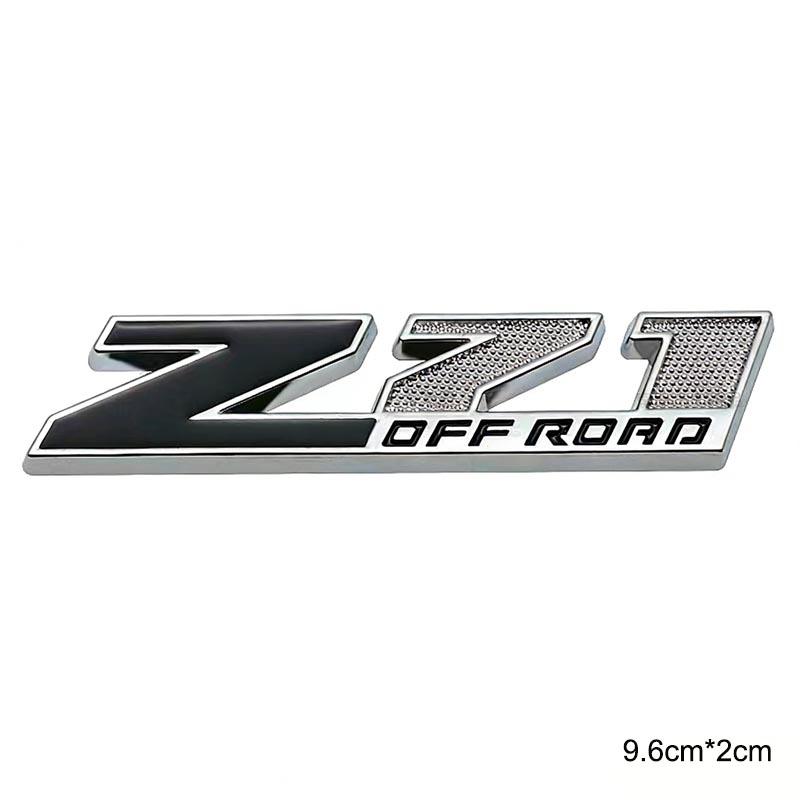 1Pc 3D Metal Car Fender Side Rear Trunk Emblem Badge Sticker Accessories