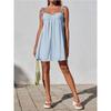 Summer Fashion Comfortable Solid Color Loose Strap Dress