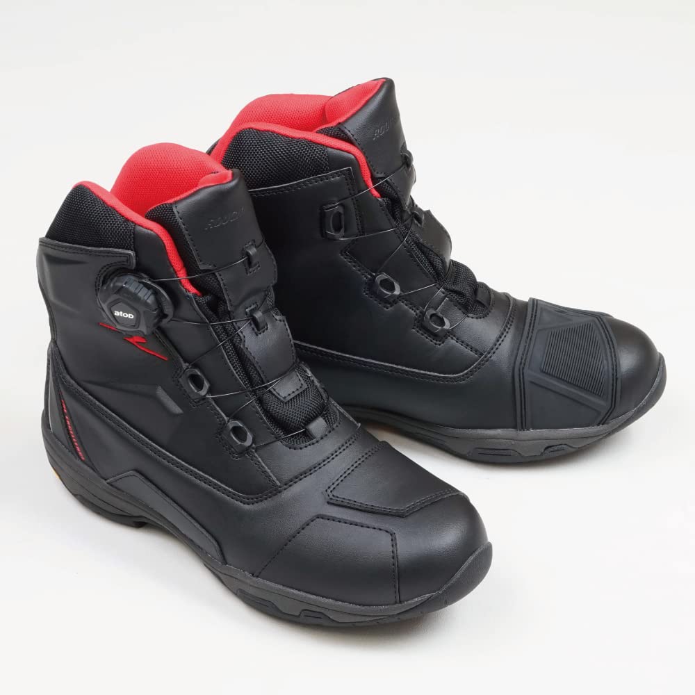 

Rough Road Rough Riding Size RR6302 & Dual-Tex Shoes, Black/Red, 26cm,