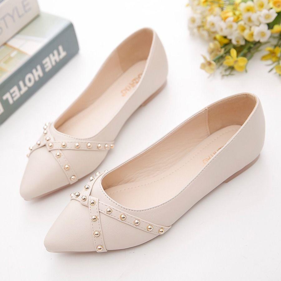 Pointed Toe Office Slip-on Shoes for Women High Quality Wholesale Young Fashion 2025 Summer Cheap Liquidation Casual Woman Flats