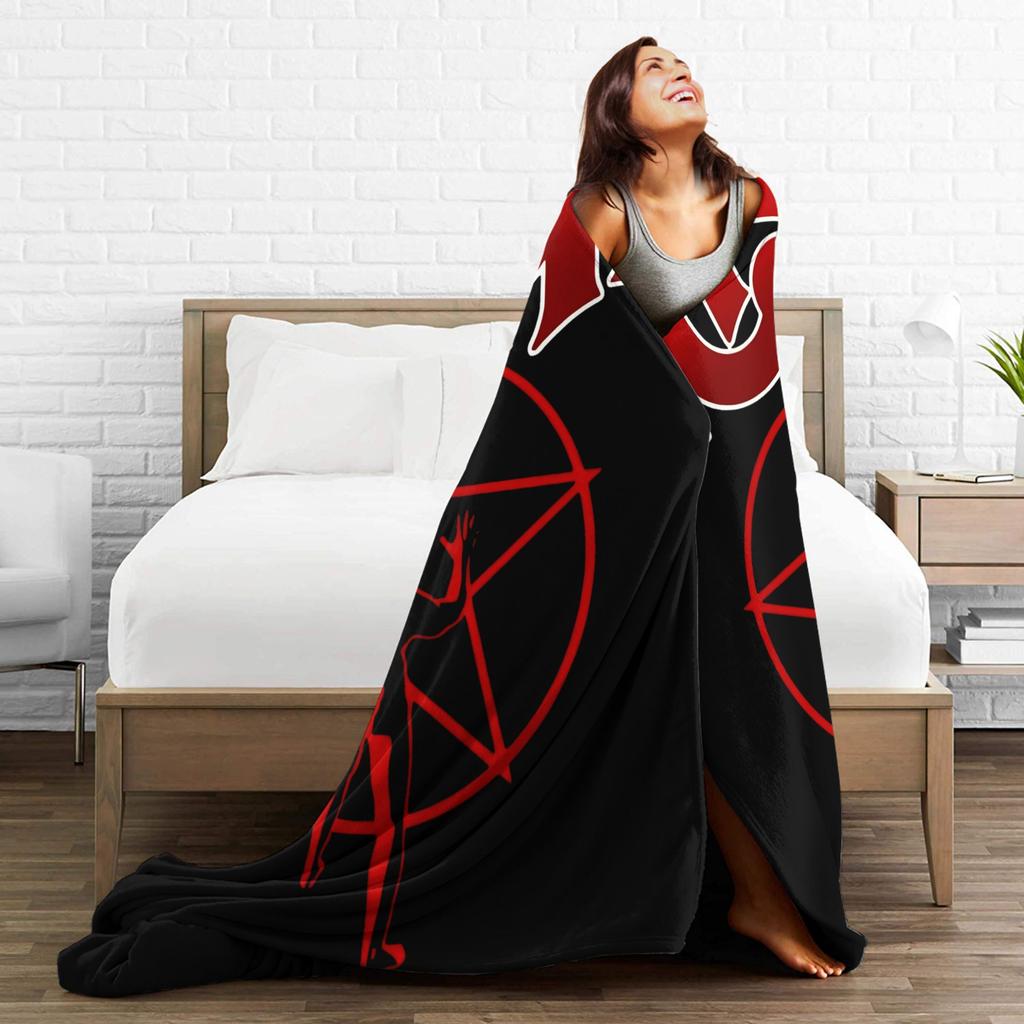 Mantas Rush Band Logo Holy Starmans Suaves de Felpa Gráfica Mantas de Cama Para Dormitorio de Niñas Niños Colcha de Franela Cubre Cama