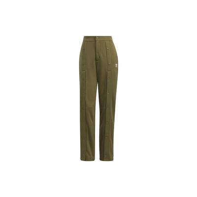 Originals Trefoil Knopf Einfach Lässig Sport Lange Hose Damen Hosen Olivgrün HL9393