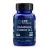 Life Extension Glutathion, Cysteïne & C | Vitamine C, Krachtige Antioxidant voor Ondersteuning van de Levergezondheid, Glutenvrij & GMO-vrij