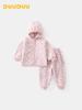 DUUDUU 2025 Korean Style Kids Two-Piece Autumn/Winter Outfit for Girls