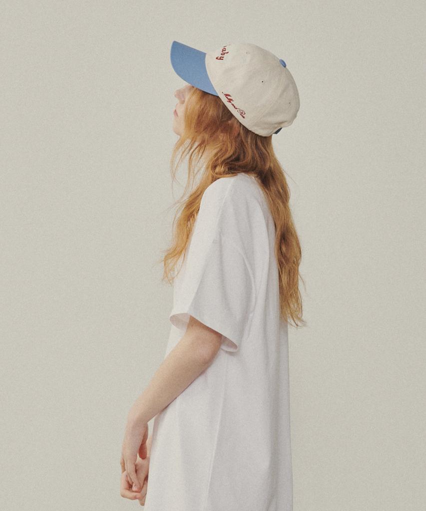MELLY&ROSE Calibaby Two-Tone Ball Cap (315352)_Cream