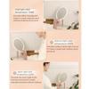 Adjustable LED Makeup Mirror Rotation Portable Cosmetic Mirrors Vanity Mirror with Lights  Toilet