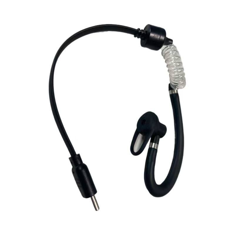 Soft Ear-Hook Earphones for Walkie-Talkies, Telephone Headsets, High-End Ear-Hook Style Small Devices, Compatible with K, Y, and m Connectors