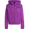 X Zne Logo Bequeme Kapuzen-Sport-Langarmjacke Damenjacken Lila JD3990