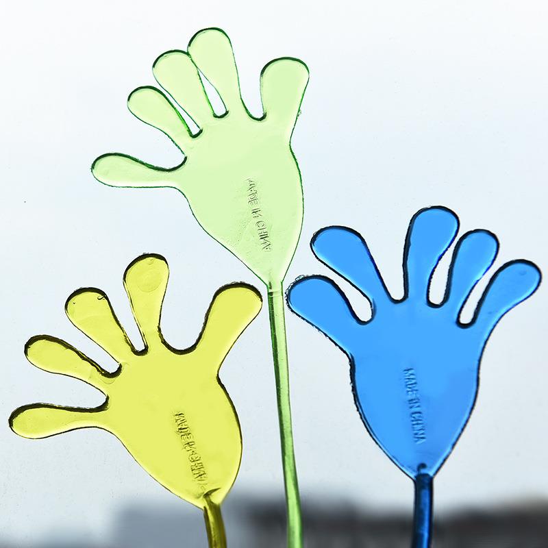 New Creative Glitter Stretchy Sticky Hands Toy Vinyl Funny Toy Party Favor Birthday Gift Children 1 Piece Magic Props  Well Made