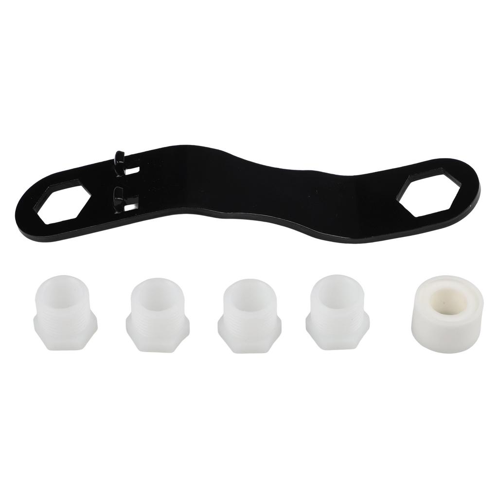 RV Water Heater Wrench With RV Water Heater Drain Valve Kit And Roll PTFE Tape Four 12 NPT Replacement Valve