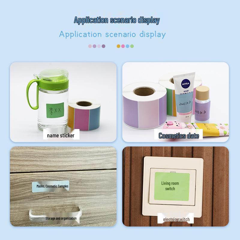 Durable Waterproof Thermal Labels: Five-Proof, Self-Adhesive, Colored Synthetic Stickers