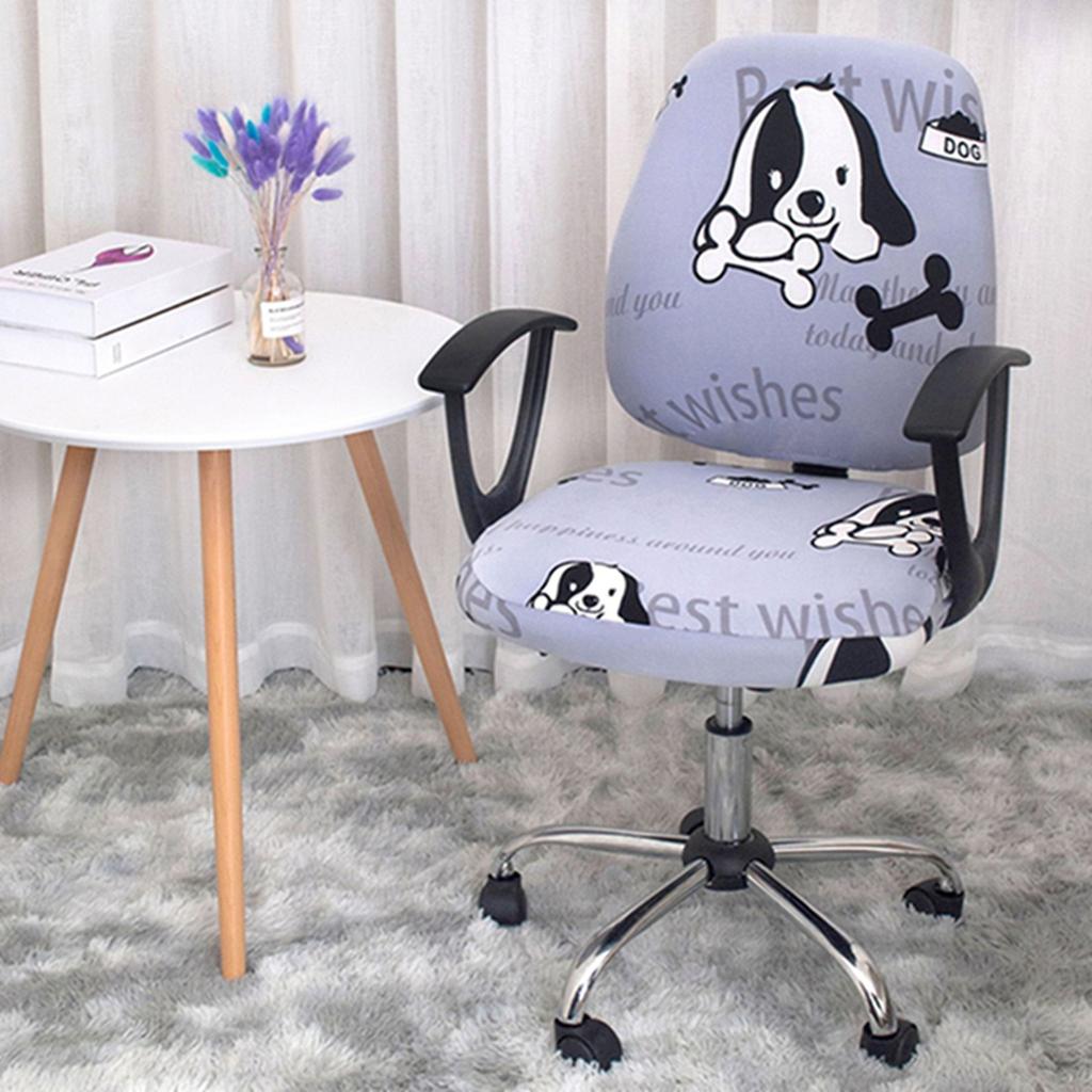 Universal Office Chair Cover Split Armchair Cover Stretch Computer Chair Slipcovers Removable Seat Protector Case Home Decor