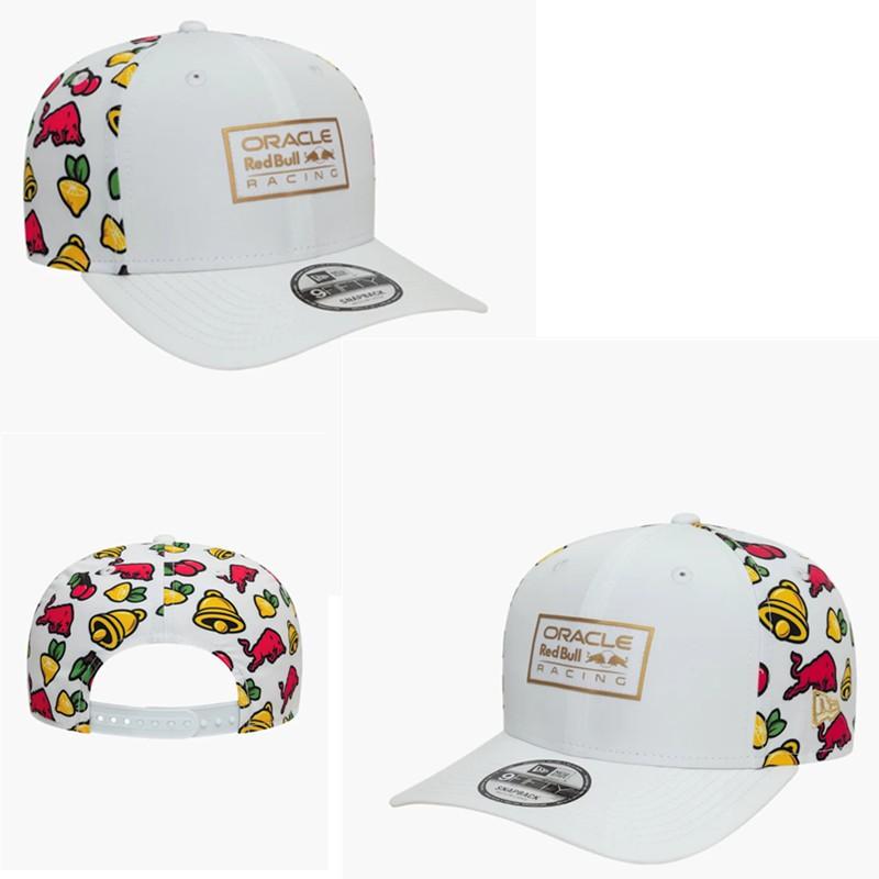 Boné da Equipe Red Bull Racing Verstappen Perez Mesmo Estilo Mistura de Algodão e Linho Chapéu de Basebol Masculino Feminino Todas as Estações Chapéu de Moda