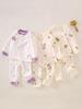 Baby Cotton Pajama Set With Antibacterial Fabric For Newborns And Toddlers