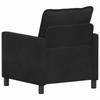 Black Sofa 76 x 81 x 87.5 cm Velvet