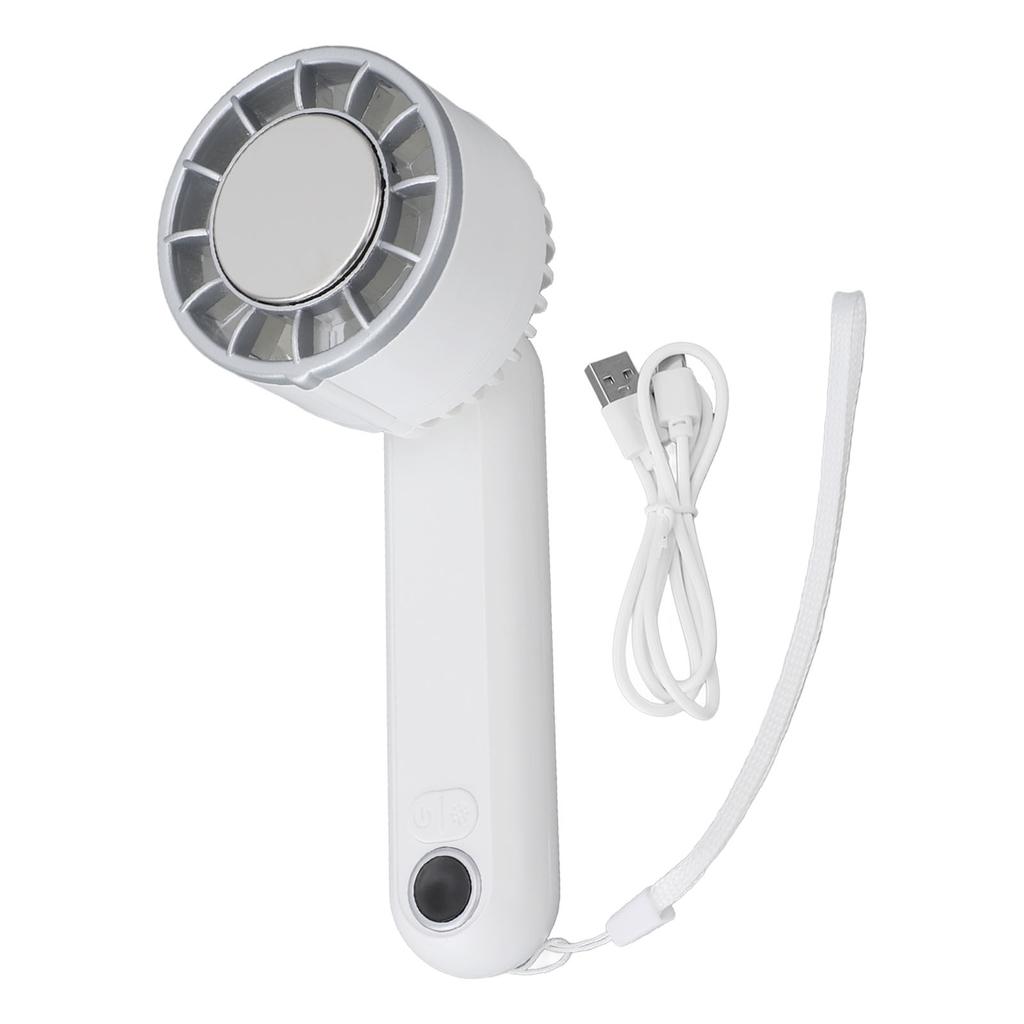 Portable Handheld Fan Foldable LED Display Rechargeable Handheld Pocket Fan for Travel Camping