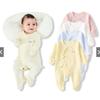 Apple Bear Cloud Print Baby Cotton Romper Suit For Newborns And Infants