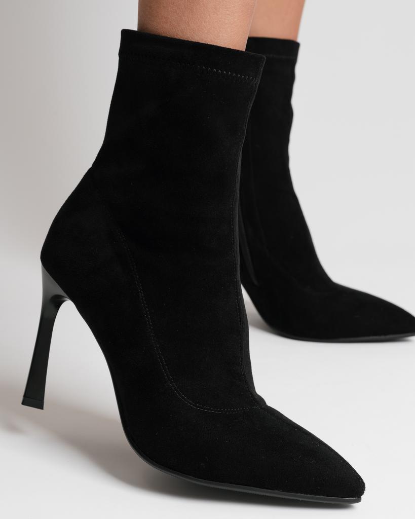 Ботильоны на шпильке Aiformaria 86709 36 черный замша велюр