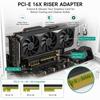 PCIE x16 PCIE Riser-Karte Vielseitige Grafikkarte-Erweiterung GPU-Riser PC-Gehäuse-Konfiguration