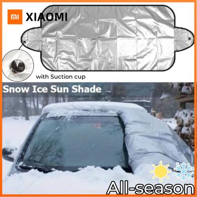 Xiaomi 1/4pcs Foldable Windshield Protector All-Season Car Sun Visor Snow Cover SUV Hail Proof Shield Against Winter Heavy Snow Tools