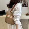 Summer new temperament single shoulder armpit bag casual versatile striped high texture simple handbag women