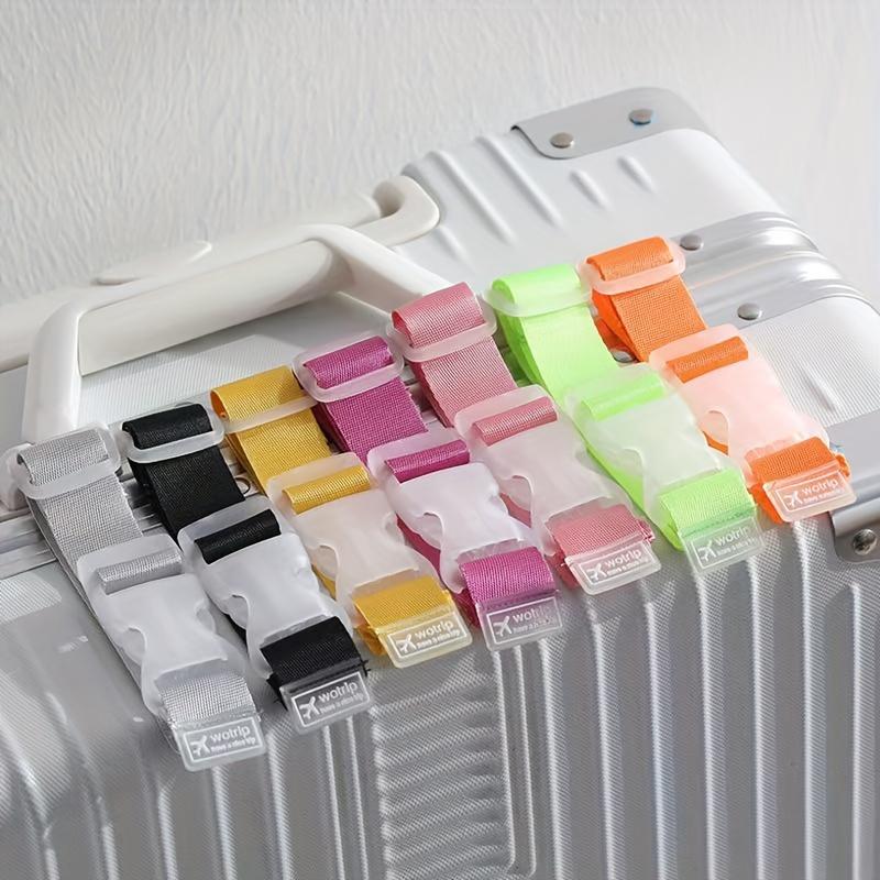 Colorful Luggage Strap, Travel Adjustable Luggage Safety Belt with Release Buckle, Luggage Travel Accessories, Easy to Carry