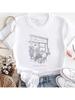 Fashionable 90s Street Retro Coffee Printed Fun Pattern Cartoon Casual T-Shirt Clothing Short Sleeves Summer Wounisex's Top